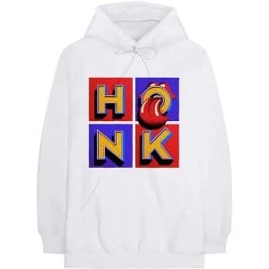 The Rolling Stones - Honk Album Mens Large Pullover Hoodie - White