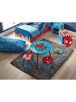 Spiderman Toddler Table and 2 Stool Set, Blue