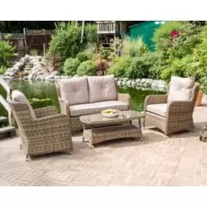 Katie Blake Seville 2 Seater Sofa Set - Natural