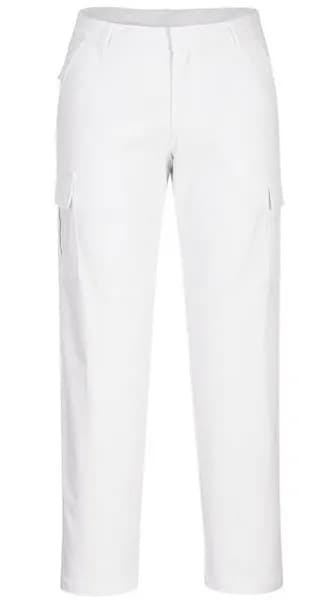 Portwest Womens Stretch Cargo Trousers S233WHR28 Colour: White