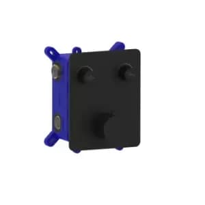 Matt Black Push Button 2 Function Shower Valve - Vance