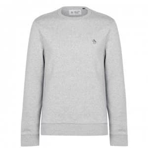 Original Penguin Original Fleece Crew Sweater - Grey 080