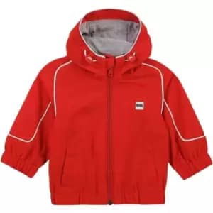 Boss Hooded waterproof windbreaker - Red