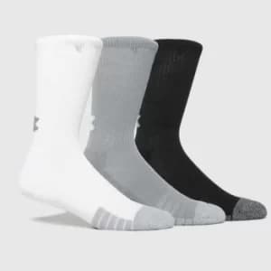 Under Armour Multi Heatgear Crew Socks 3 Pack