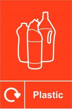 Spectrum Industrial Recycle Sign Plastic 150x200mm SAV 18156