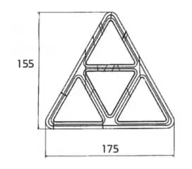 PROPLAST Reflex Reflector 26107104 V47001900