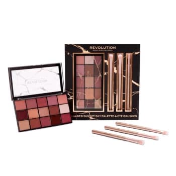 Makeup Revolution Reloaded Sunset Sky Palette & Eye Brush Set