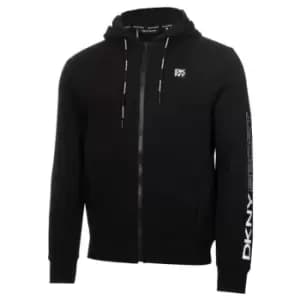DKNY Golf Zip Up Hoodie Mens - Black