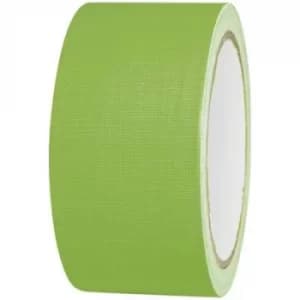 TOOLCRAFT 80FL5025GC 80FL5025GC Cloth tape 80FL5025GC Neon green (L x W) 25 m x 50 mm