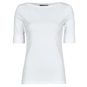 Lauren Ralph Lauren JUDY-ELBOW SLEEVE-KNIT womens in White - Sizes S,M,L,XS