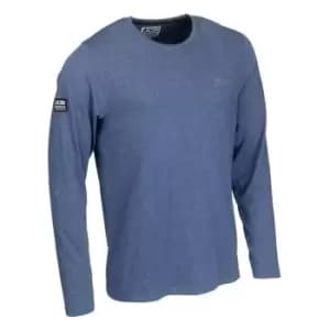 Trade Navy Marl Long Sleeved T-Shirt - Medium