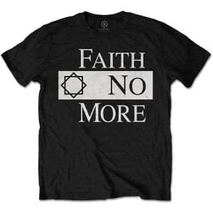 Faith No More - Classic Logo V.2. Unisex Large T-Shirt - Black