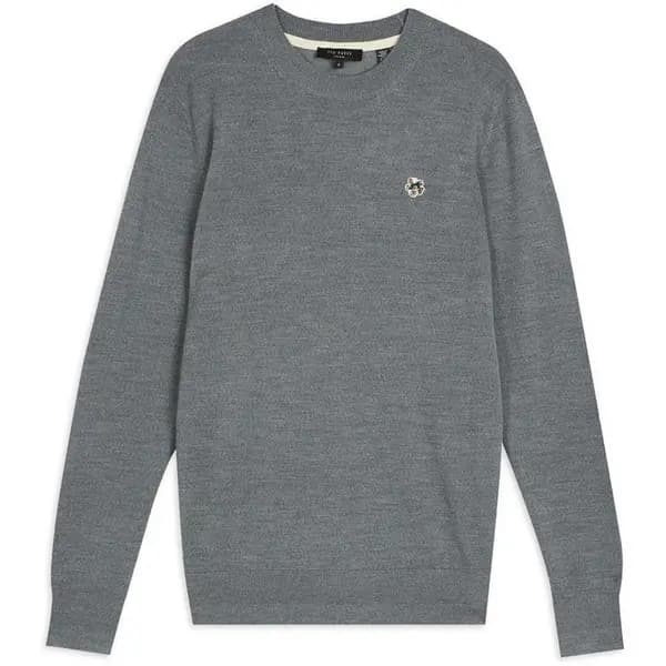 Ted Baker Cardiff Crew Sweater - Grey S