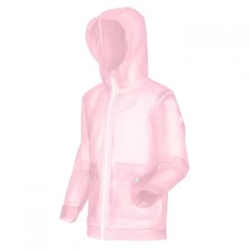 Regatta Hallow Transparent Waterproof Jacket - Pastel Pink