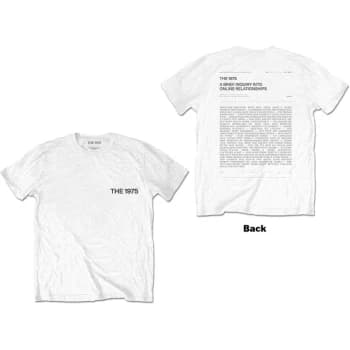 The 1975 - A Brief Inquiry Unisex Large T-Shirt - White