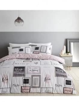 Catherine Lansfield Sleep Dreams Duvet Cover Set