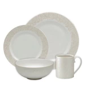 Denby Monsoon Lucille Gold 4 Piece Tableware Set