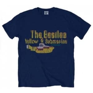 The Beatles Nothing Is Real Large Mens T-Shirt - Blue