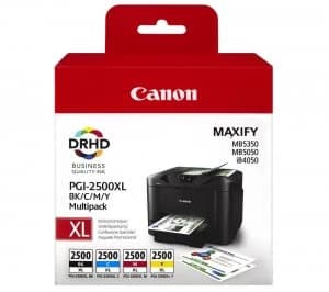 Canon PGI2500XL Black and Tri Colour Ink Cartridge