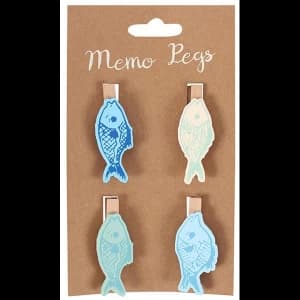 Fish Memo Pegs