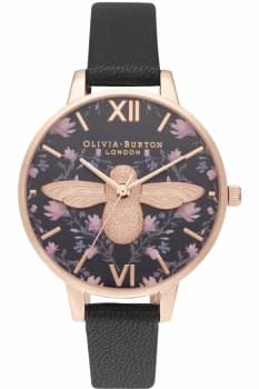 Olivia Burton Demi 3D Bee Black & RG