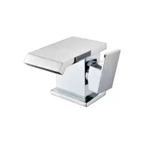 Chrome Waterfall Basin Mixer Tap - Aqua