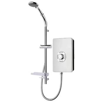 Triton Enhance 9.5kW Electric Shower - Brushed Steel