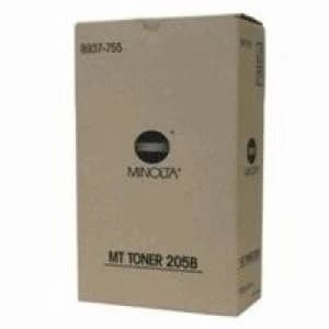 Original Konica Minolta MT205B Black Laser Toner Ink Cartridge Twin Pack