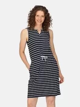 Regatta Fahari Sleeveless Dress, Navy, Size 20, Women