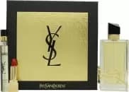 Yves Saint Laurent Libre Gift Set 90ml Eau de Parfum + 10ml Eau de Parfum + Mini Rouge Pur Couture Lipstick - 21 Rouge Paradoxe