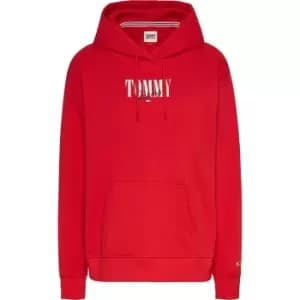 Tommy Jeans Tjw Rlx Essential Logo 1+ Hoodie - Red