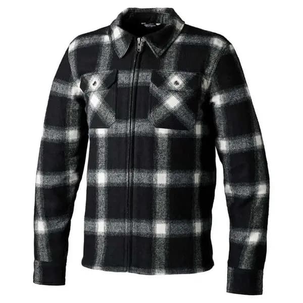 RST Brushed CETextile Shirt Men Black White Check 44