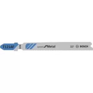 Bosch T121AF Speed Metal Cutting Jigsaw Blade Pack of 5