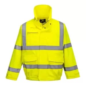 PWR Hi Vis Extreme Bomber Jacket Yellow S