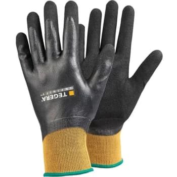 Ejendals - 8804 Infinity Fully Coated Black/Yellow Heat Resistant Gloves - Size 11