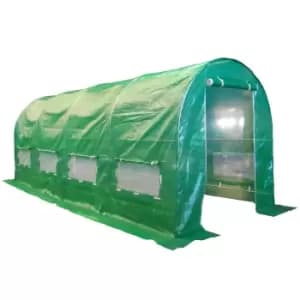 Birchtree Polytunnel Anti-rust Steel Frame Greenhouse