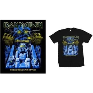 Iron Maiden - Back in Time Mummy Mens Large T-Shirt - Black