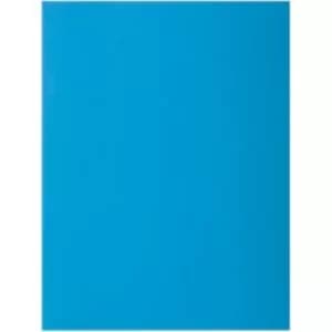 Rock"s 2 Flap Folders A4, Blue, 5 Packs of 50