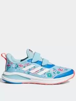 adidas X Disney Snow White Fortarun Shoes, Blue/White/Red, Size 10 Younger, Women