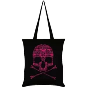 Unorthodox Collective Drip Skull Tote Bag (One Size) (Black) - Black