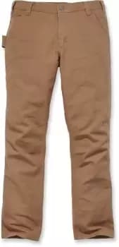 Carhartt Straight Fit Stretch Duck Pants, brown, Size 32, brown, Size 32