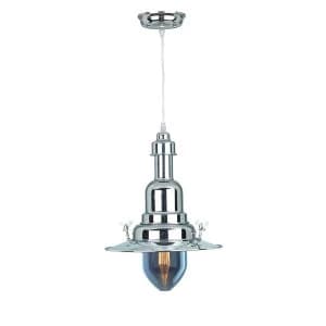 The Lighting and Interiors Group Fishermans Lantern Ceiling Light - Chrome