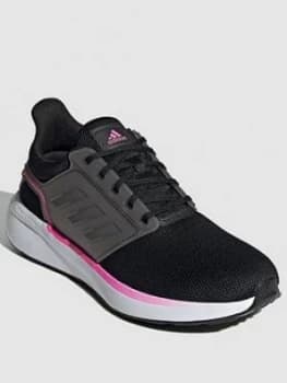 adidas EQ19 Run - Black/Pink, Size 3.5, Women