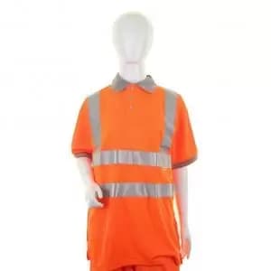 Beeswift LADIES Hi Visibility OR Short Sleeve POLO XL LPK26ORXL