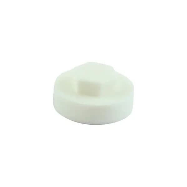 Colour Match Hexagon Screw Cover Cap 5/16" x 19mm 1900E55CAP Colour: White
