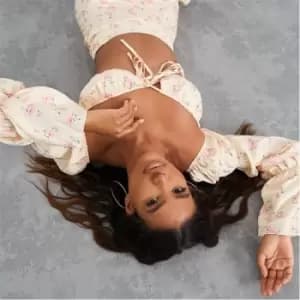 I Saw It First Milkmaid Tie Front Bralet - Yellow