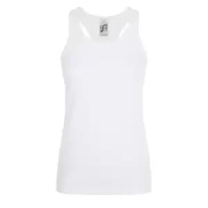 SOLS Womens/Ladies Justin Sleeveless Vest (L) (White)
