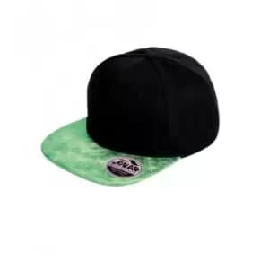 Result Mens Bronx Glitter Snapback Cap (One Size) (Black/Green)