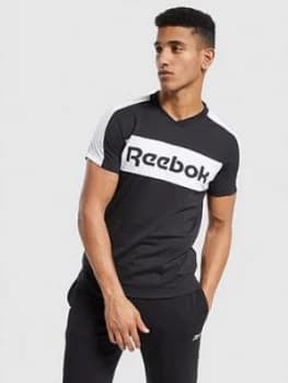 Reebok Training Graphic T-Shirt - Black/White