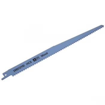 Sealey SRBS1211D Reciprocating Saw Blade Clean Wood 250mm 6tpi - P...